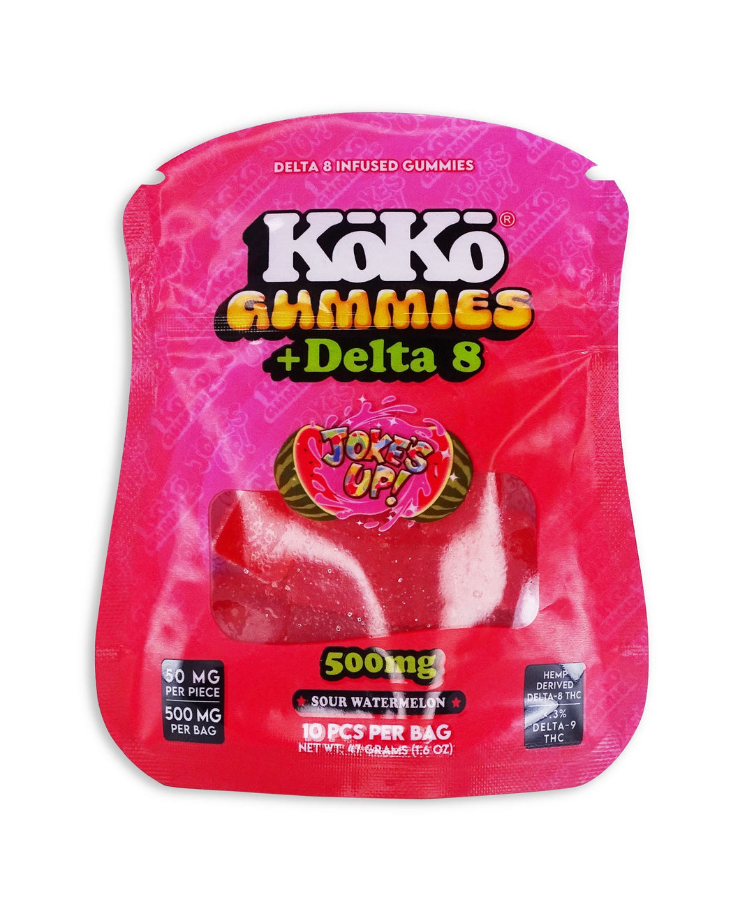 KoKo Gummies + Delta 8 Sour Watermelon Koko Delta 