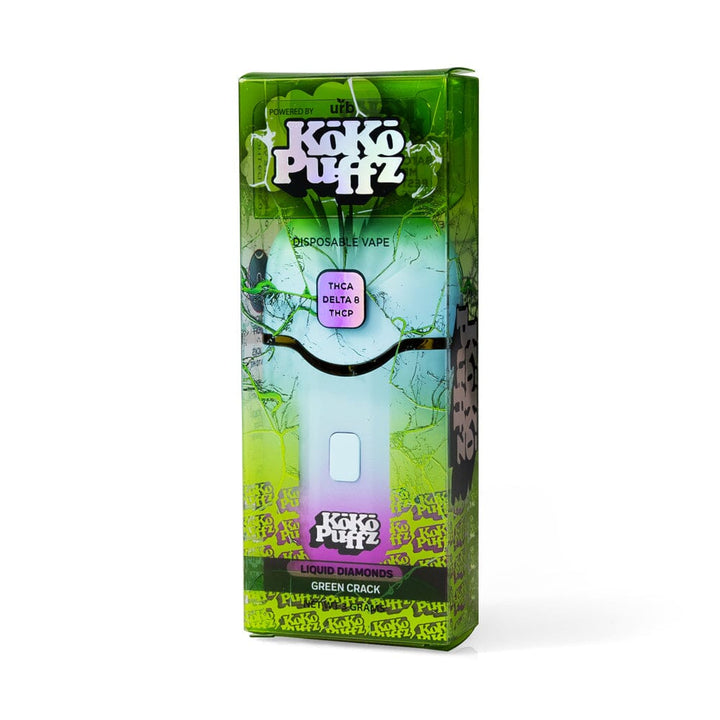 Koko Puffz Green Crack Vape + Delta 8 Vape Calisweets LLC 