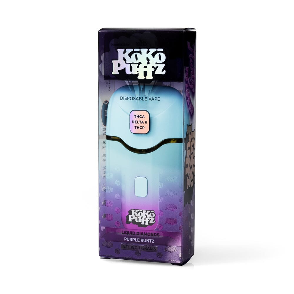 Koko Puffz Purple Runtz Vape + Delta 8 Vape Calisweets LLC 